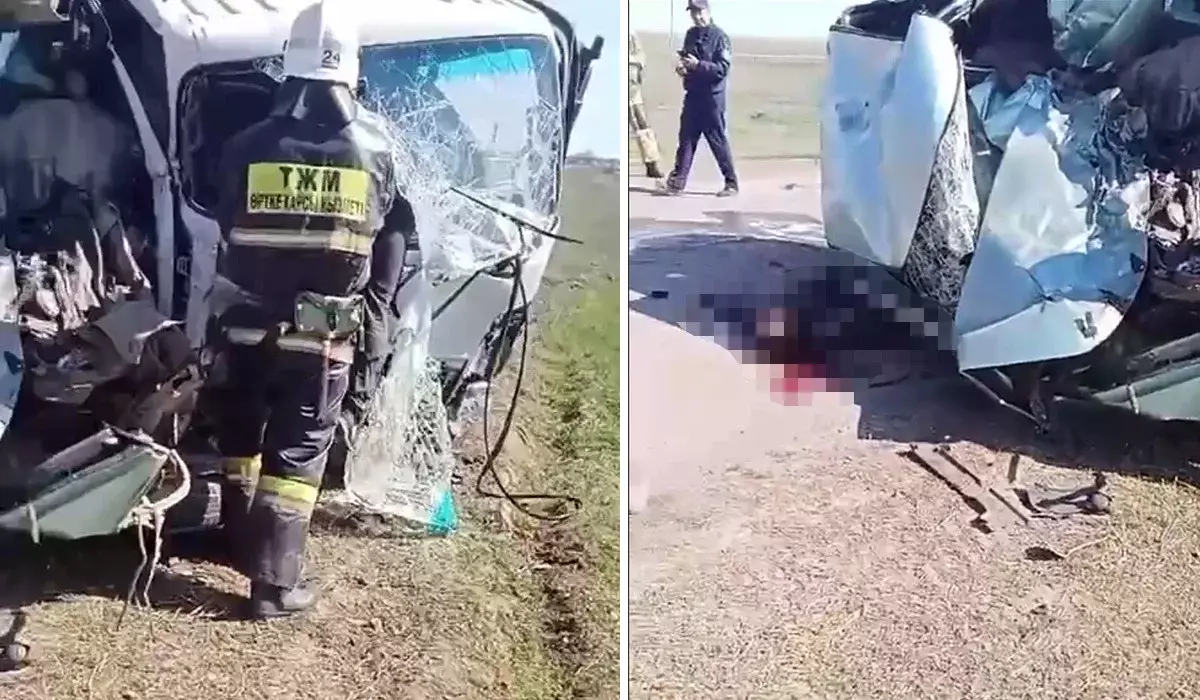 Көліктің сау-тамтығы қалмаған - БҚО-да екі оқушы ұл қорқынышты жол апатынан қаза тапты