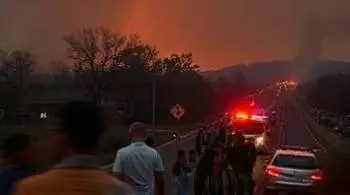 Три тысячи человек эвакуированы из-за лесного пожара в США
