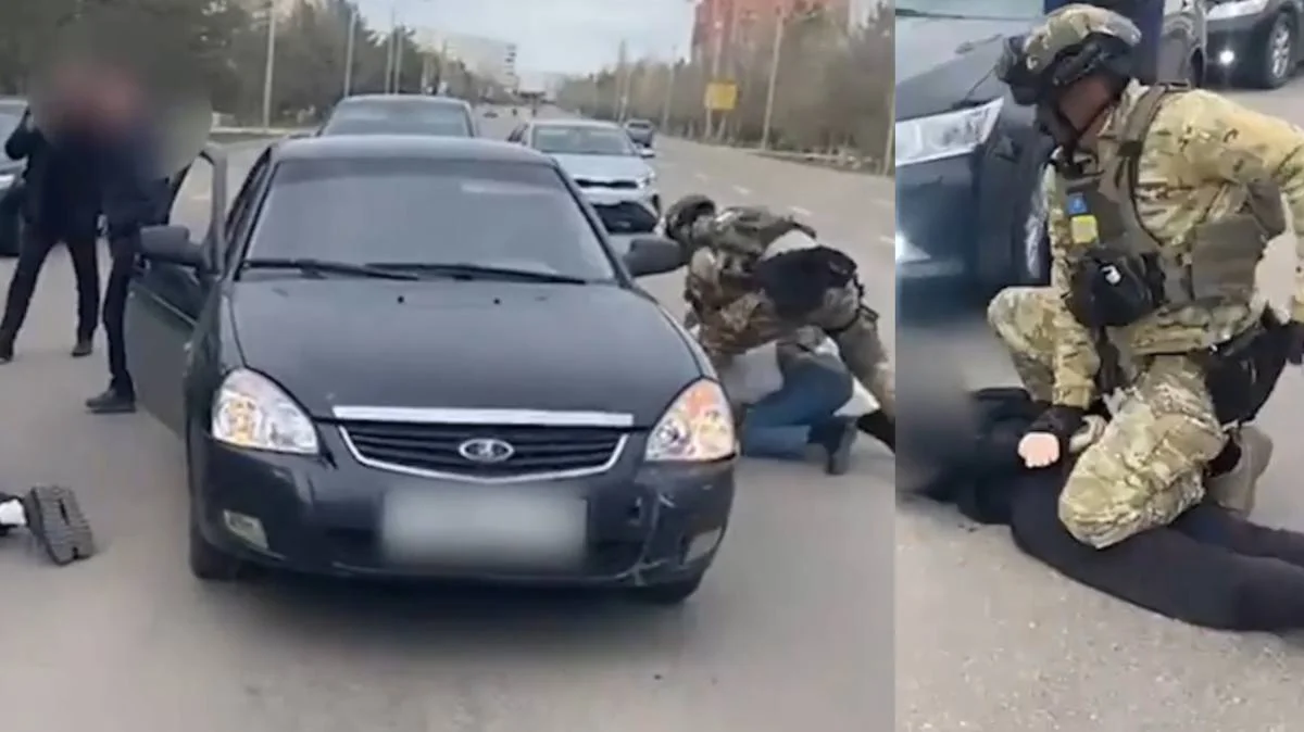 Көкшетауда такси жүргізушісін бопсалап келген топ ұсталды