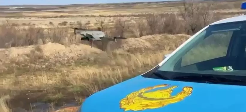 Абай облысының патрульдік полициясы жолды бақылау үшін дрондарды қолдануда