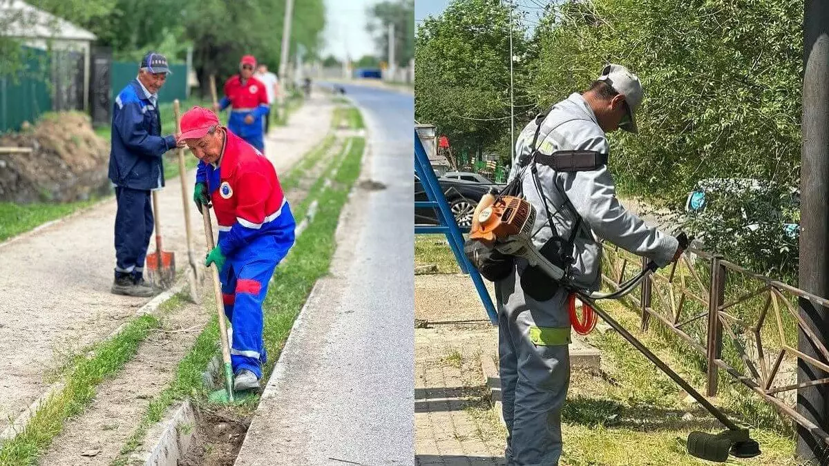 В Шымкенте поддержание чистоты в общественных местах становится традицией