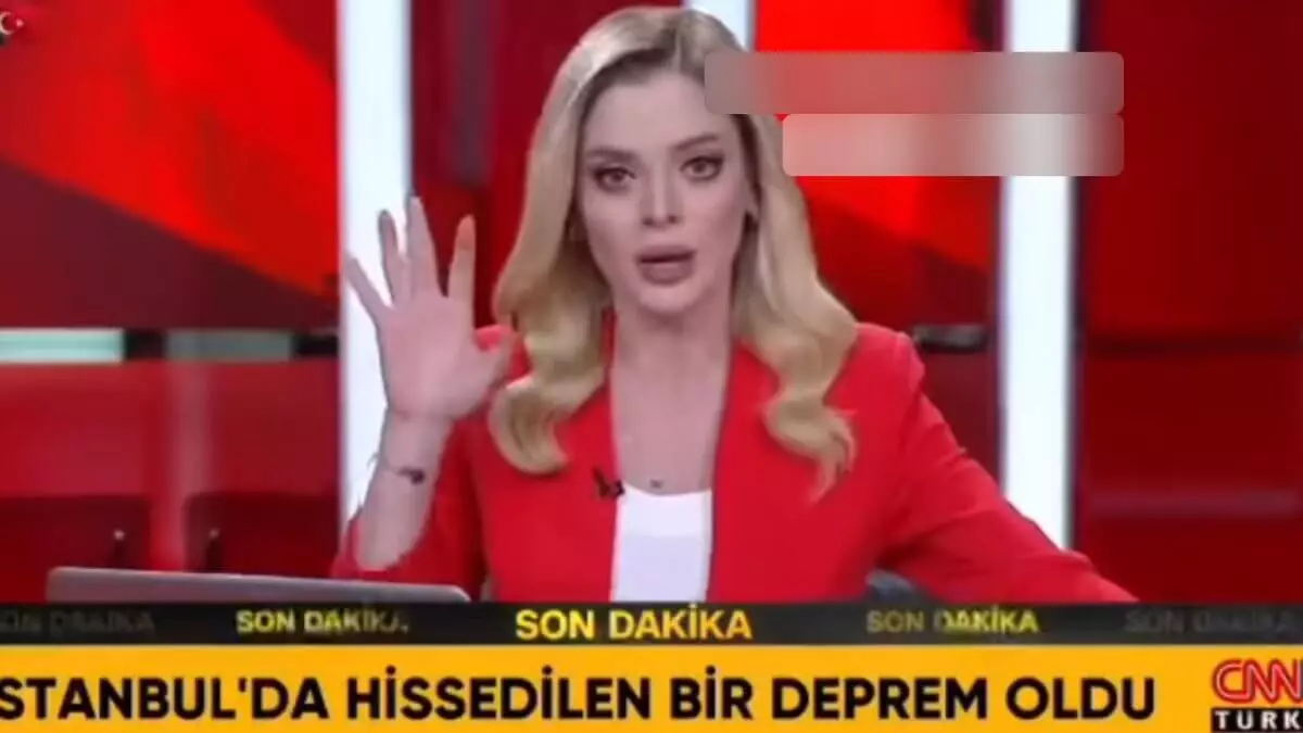 Момент землетрясения попал в эфир CNN Turk: в Турции зафиксированы подземные толчки магнитудой 6,2