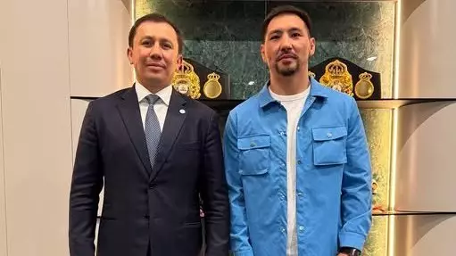 Геннадий Головкин встретился с Жанибеком Алимханулы