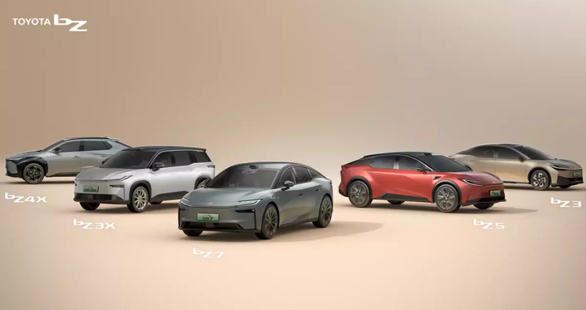 Toyota показала электрический седан с китайской ОС и инновационным интерьером