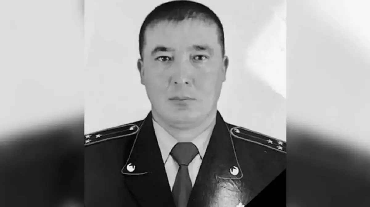 При исполнении — полицейский погиб в Жамбылской области