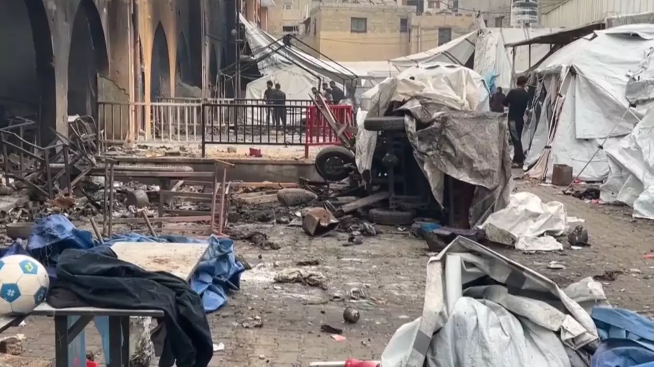 Газа секторында мектепке шабуыл жасалды