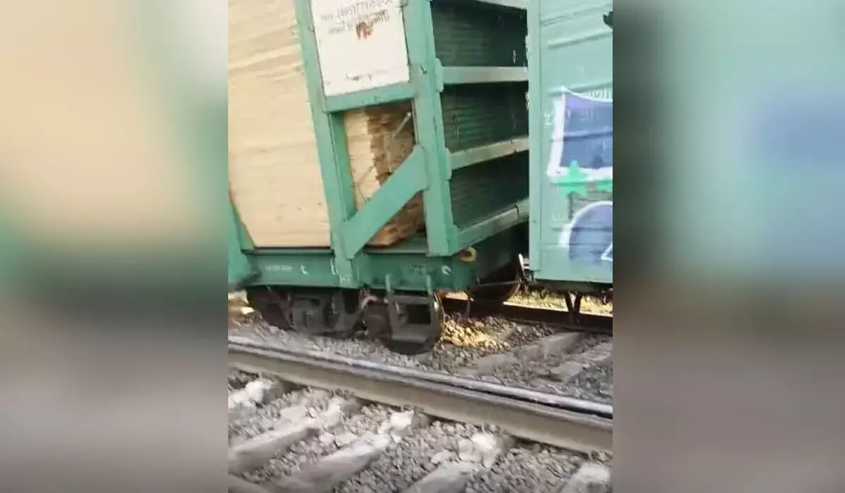 Грузовые вагоны сошли с рельсов в Жамбылской области
