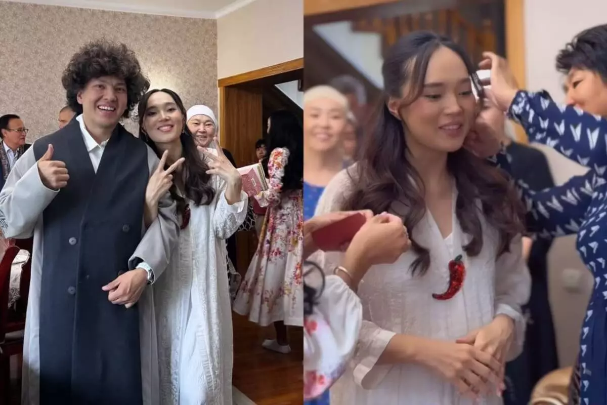 Жанар Айжанованың қызына сырға салды