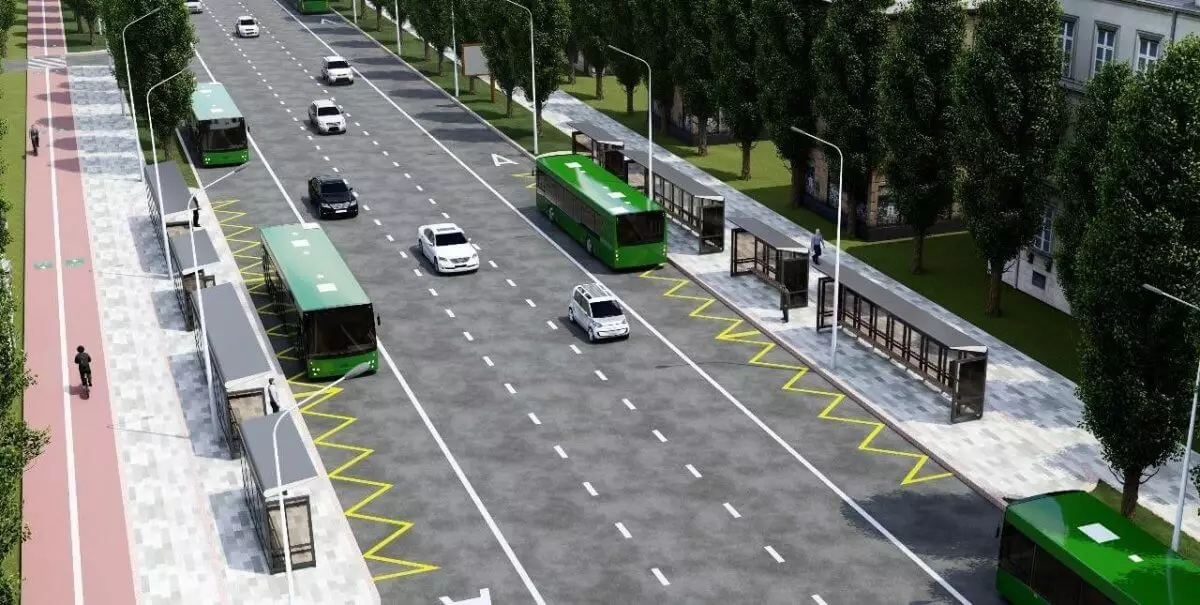 С 26 апреля в Алматы начнётся строительство BRT линии вдоль улицы Желтоксана