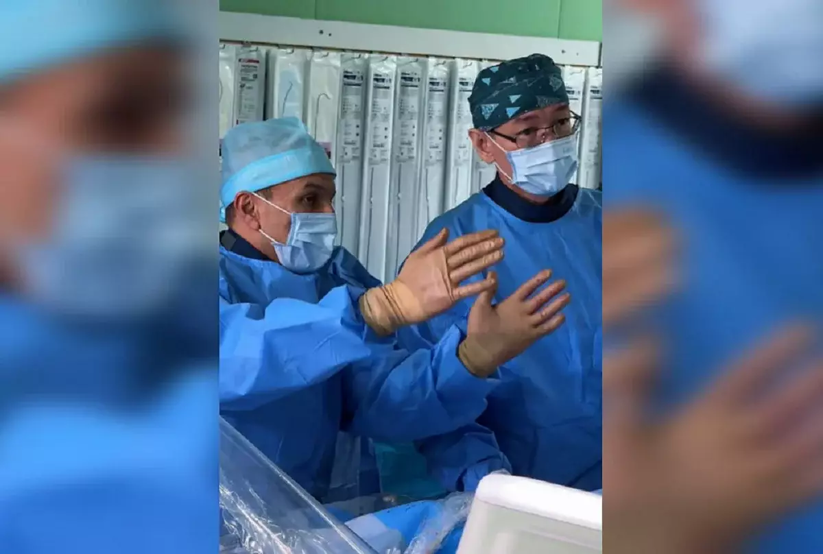 Науқас жүрегіне пышақсыз ота жасау: Алматы кардиологтары тәжірибе бөлісті