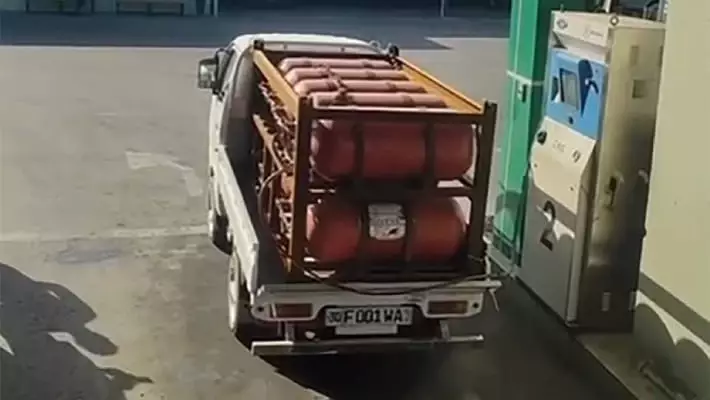 В Самарканде оштрафовали водителя Labo с «газовой бомбой»