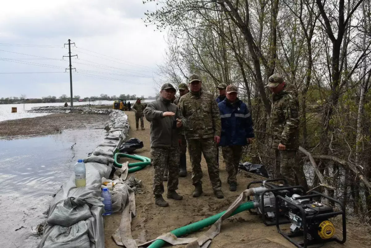 СҚО-да бірнеше ауылда су тасқынына қарсы жұмыстар жүргізіліп жатыр