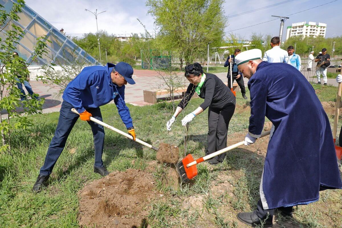Ұлытау облысында 3 мыңнан астам адам тазалық акциясына қатысты