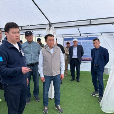 Работы на объекте строительства аэропорта Кендерли организованы в две смены