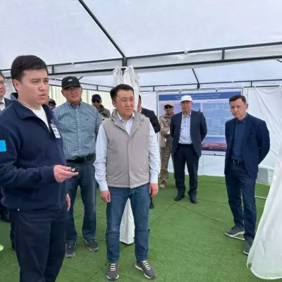 Работы на объекте строительства аэропорта Кендерли организованы в две смены