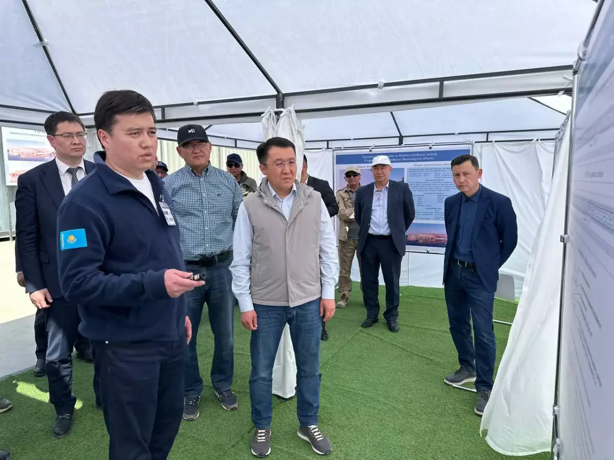 Кендірлі әуежайының құрылыс жұмыстары екі ауысымда жүріп жатыр