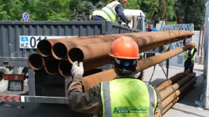 Алматыда 40 жылдан астам бұрын пайдалануға берілген құбыр қайта жаңғыртылады