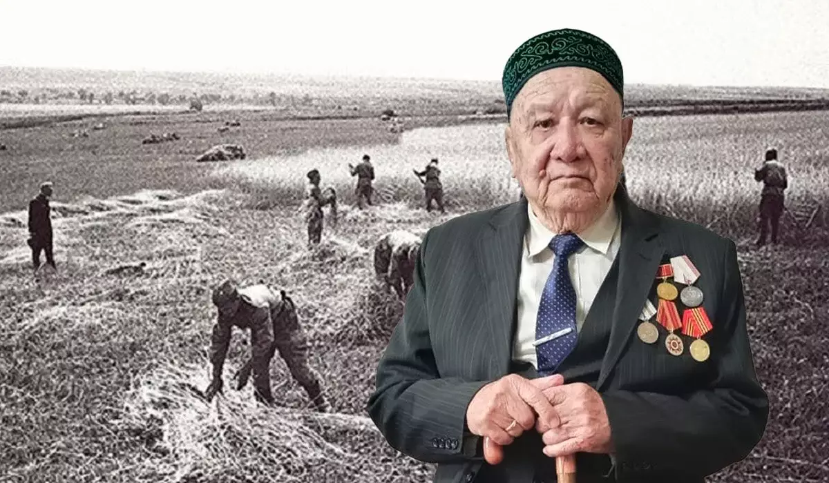 «Сегіз жасымнан бастап еңбекке араластым»: тыл ардагері майдан жылдарындағы естелігін айтты