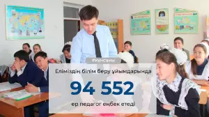 Елімізде қанша ер педагог еңбек етеді?