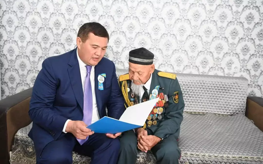 Қызылордада 103 жастағы соғыс ардагері құрметке бөленді
