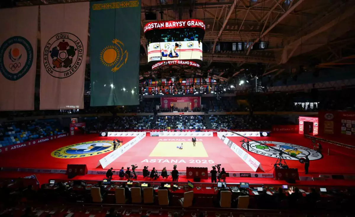 Президент Qazaqstan Barysy Grand Slam турнирін тамашалады
