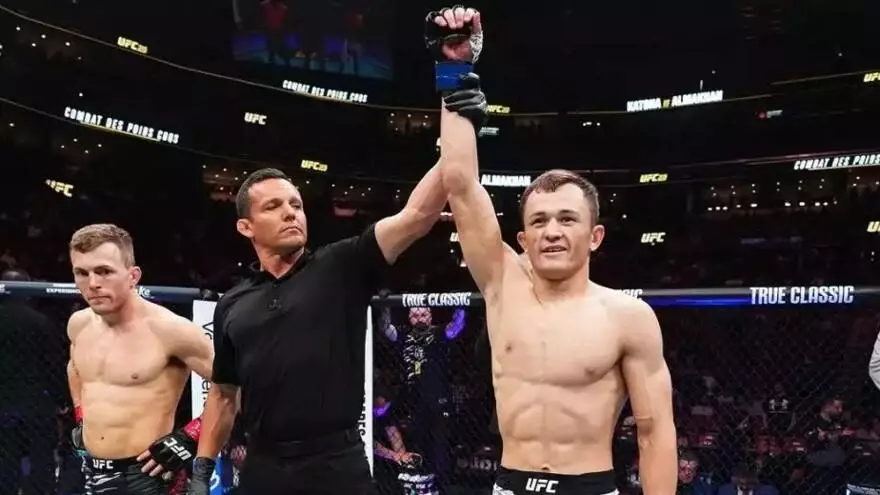 Бекзат Алмахан UFC-де тарихи жеңіске жетті