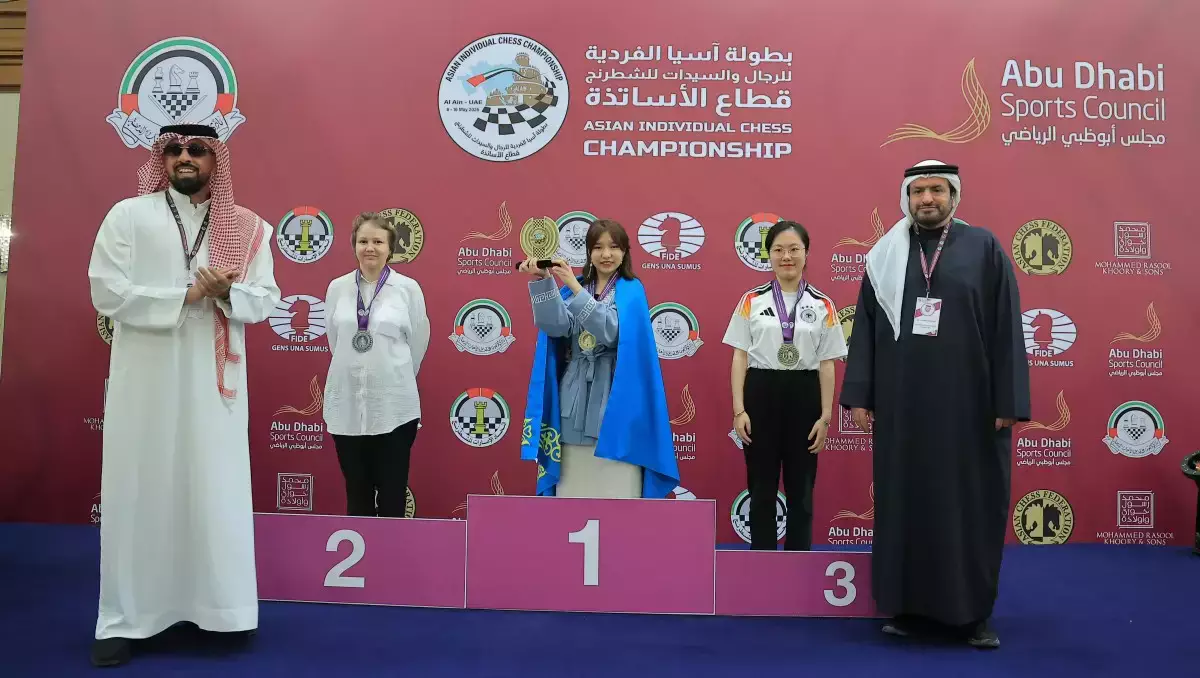 Алматылық шахматшы қыз Азия чемпионатында алтын медаль алды