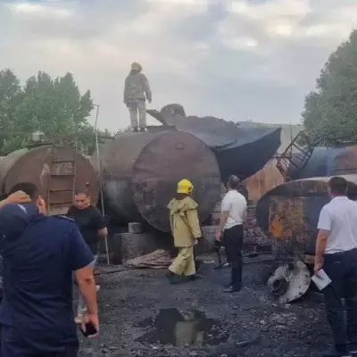АЗС взлетела на воздух в Самарканде, есть погибшие