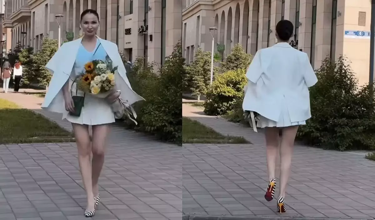«Артыңды ашып жүрген ұят емес пе?»: Қайрат Нұртастың әйелі қысқа киінемін деп сынға қалды