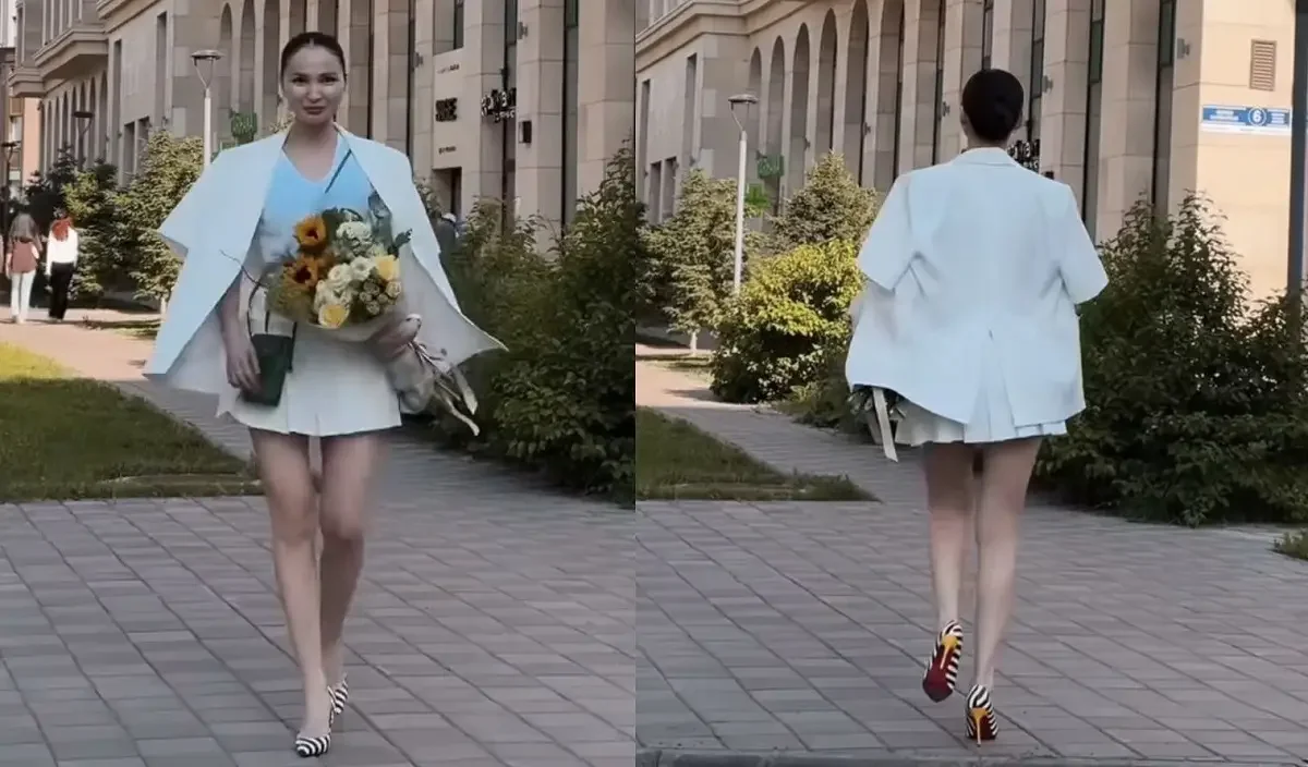 «Арыңыз қалай жіберді?»: Жұлдыз Әбдікәрімова қысқа киінемін деп сынға қалды