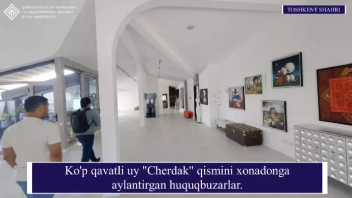 В Ташкенте жильцы «захватили» чердак новостройки и присоединили его к квартирам
