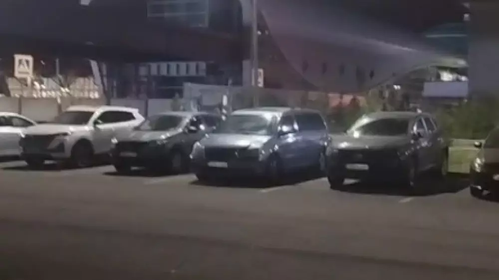 Автомобили покрасили вместе с LRT в Астане