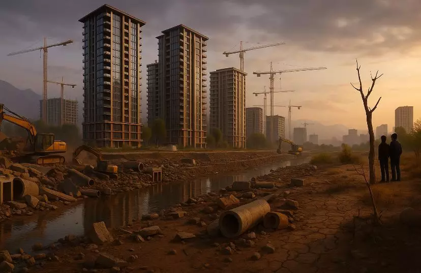 «Байларға жұмақ»: Алматыдағы элиталық үйлер құрылысы табиғатты жойып жатыр