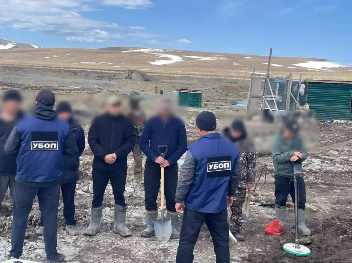 ШҚО-да заңсыз алтын өндірумен айналысқан 6 адам ұсталды