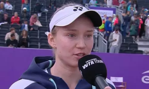 Елена Рыбакина сделала заявление после выхода в полуфинал турнира во Франции