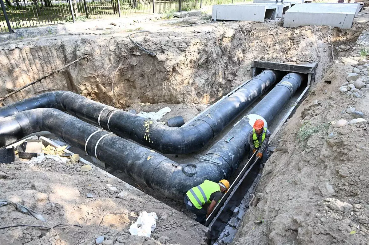 Алматыда үш жыл ішінде 538 шақырым инженерлік желі салынды