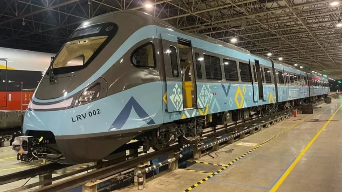 Қытайдан Астанаға LRT вагондарының алғашқы легі жөнелтілді (ВИДЕО)