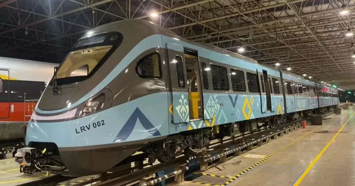 Астанаға LRT-ның алғашқы вагондары жіберіле бастады (ФОТО)