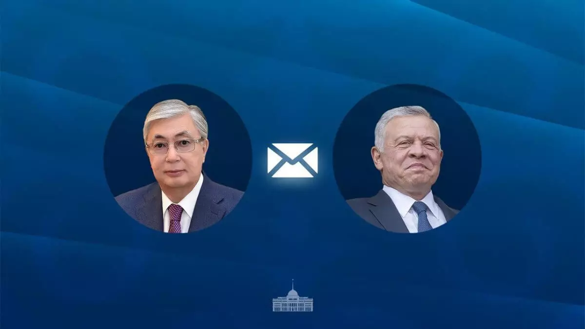 Президент РК поздравил короля Иордании с Днем независимости