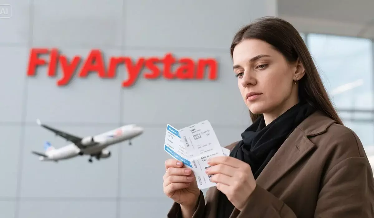 Без компенсации, еды и билетов: очередная «жертва» FlyArystan борется за свои права