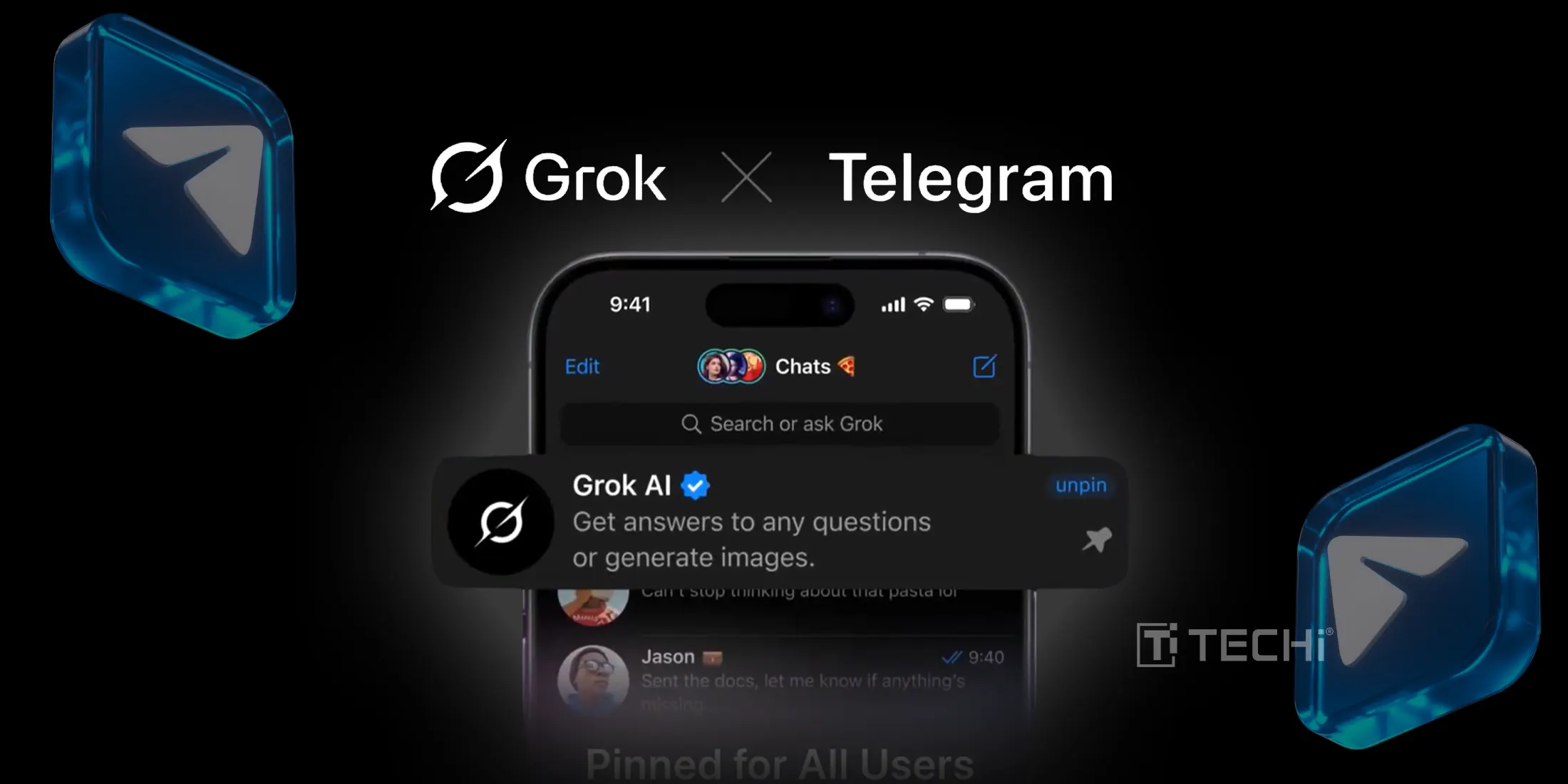 Telegram и xAI заключили соглашение о сотрудничестве: ИИ-бот Grok появится в мессенджере уже летом