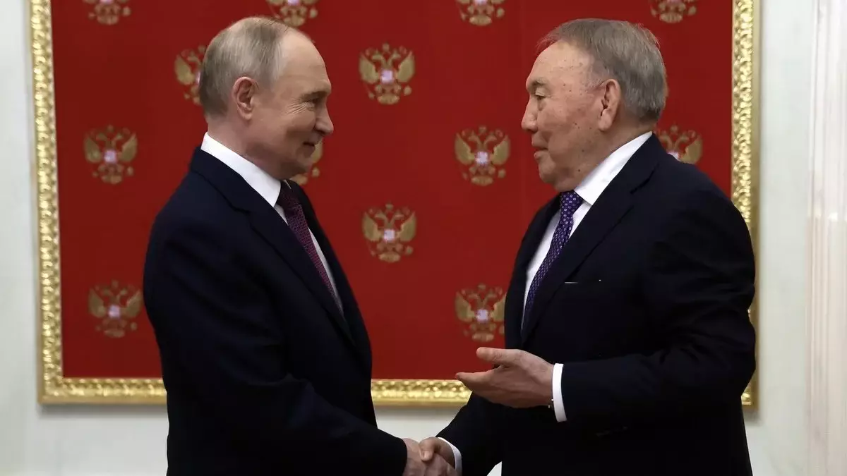 Назарбаев Мәскеуде Путинмен кездесті