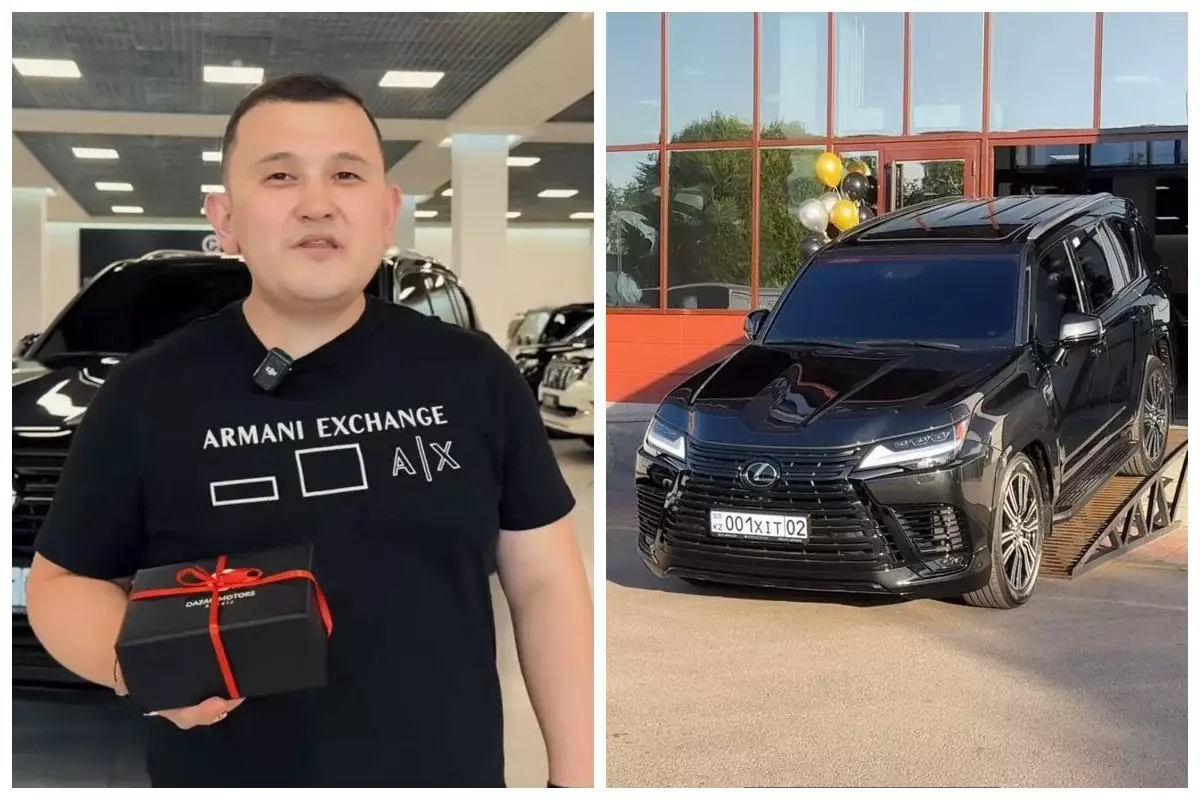 «Армандап жүрген көлікті алдық»: Блогер Елдос Колобок 60 миллион тұратын су жаңа көлігін көрсетті