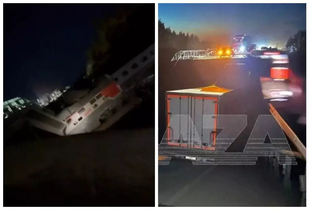 Жеті адам қаза тапты: Пойыз үстіне көпір опырылып құлады (ВИДЕО)