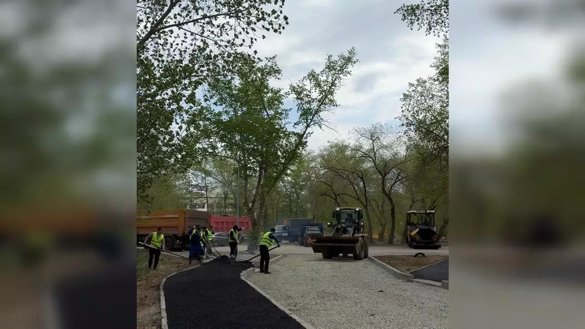 Благоустройство в Павлодаре проводят в рекордно короткие сроки.