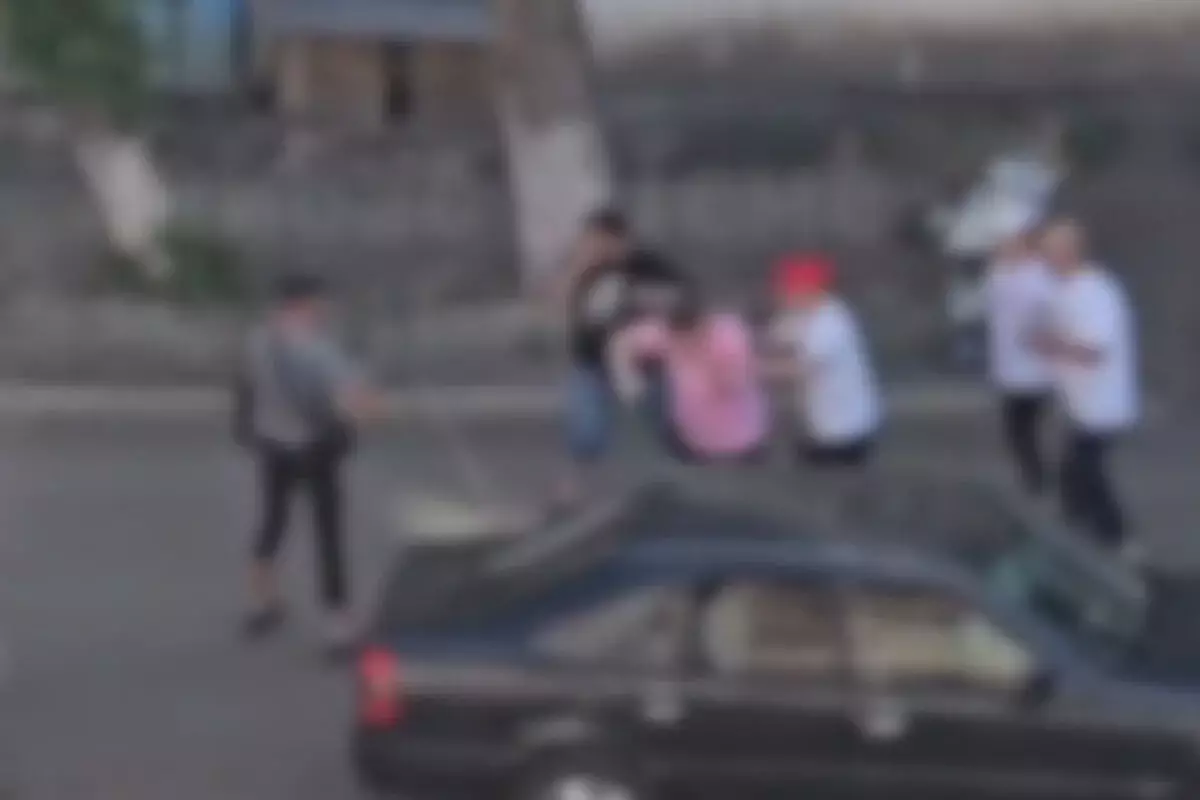 Женщина и двое мужчин устроили драку в Экибастузе (ВИДЕО)