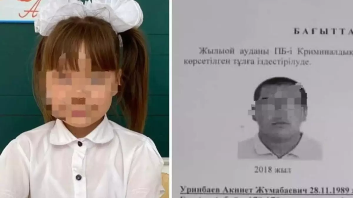 Құлсарыда 8 жастағы қызды зорлап, өлтірді деген 36 жастағы күдікті ұсталды