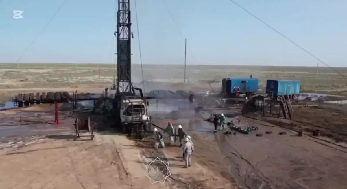Маңғыстаудағы газ ұңғымасындағы апат толығымен жойылды