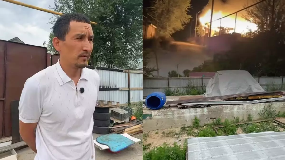 «Үйі сол күйі салынбады, ешкім көмектеспеді»: Блогер Шерзаттың әкесі Қаржаубаймен кездесті (ВИДЕО)