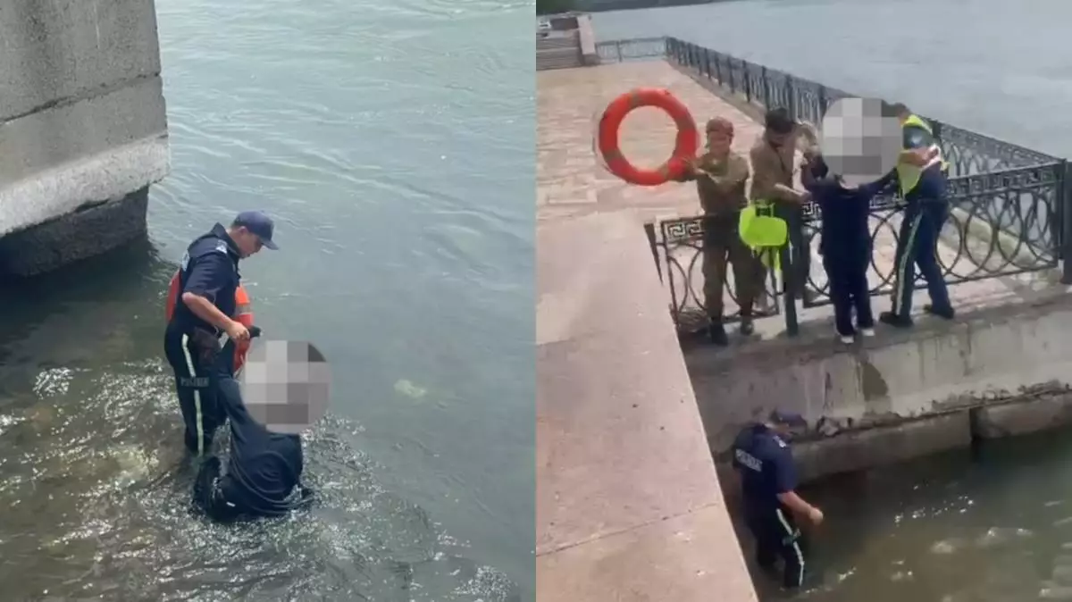 В Усть-Каменогорске полицейские спасли девушку